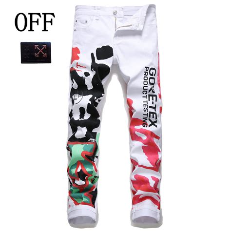 cheap off white modal jeans